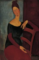 Portret van de Vrouw van de Kunstenaar — Jeanne Hébuterne